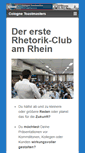 Mobile Screenshot of cologne-toastmasters.de